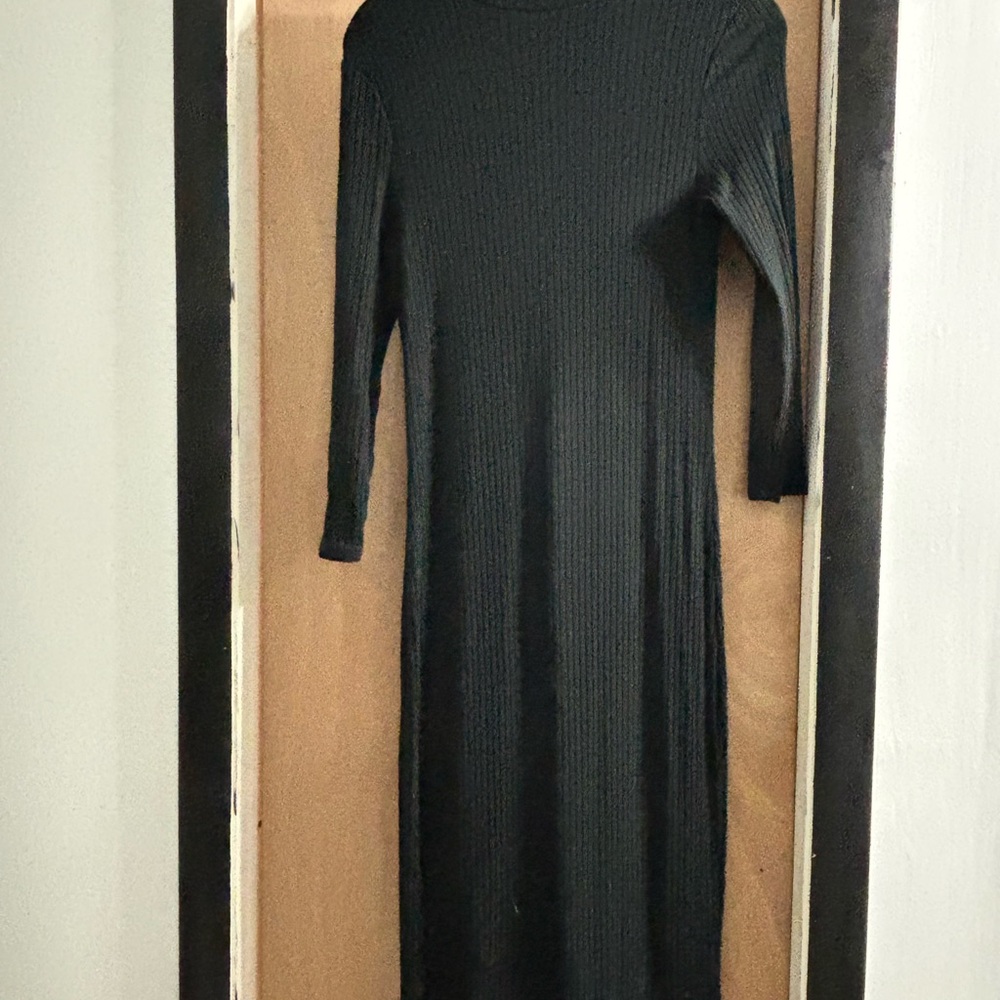 a new day Black Long Sleeve Dress